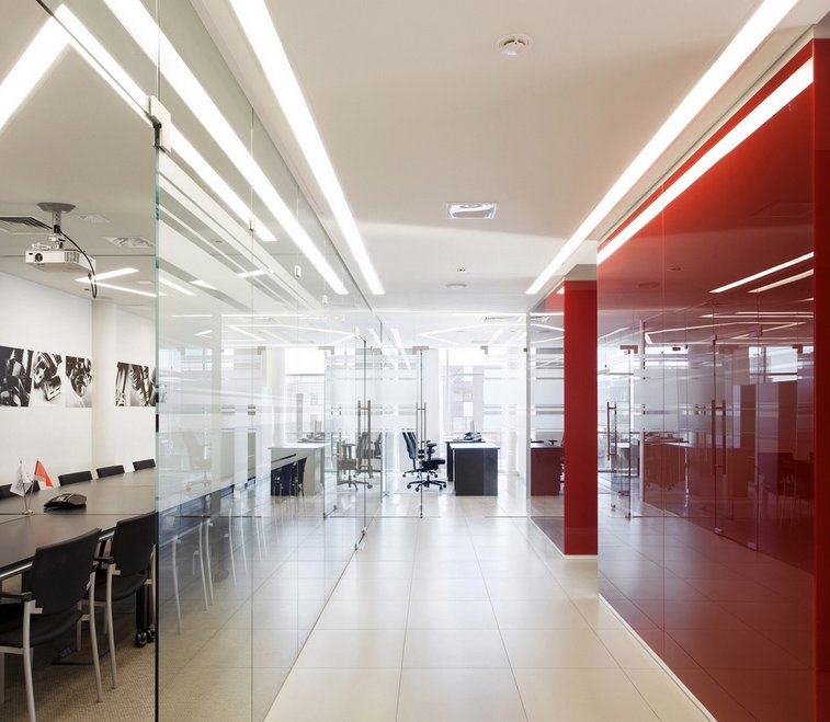 Офис в стиле хайтек Офис в стиле хайтек